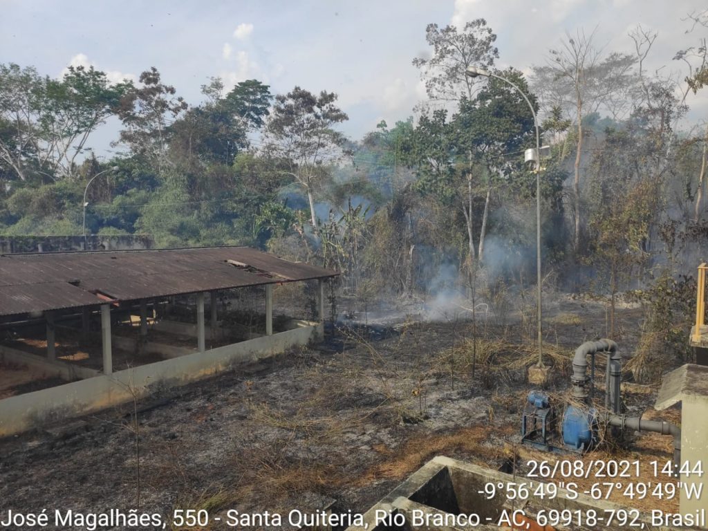 Secretaria Municipal de Meio Ambiente fala sobre incêndio que atingiu pequena parte do Horto Florestal 5 WhatsApp Image 2021 08 27 at 14.33.57