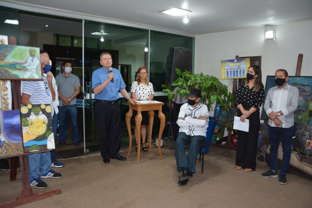 Artista plástico peruano expõe obras no saguão da Prefeitura de Rio Branco 7 IMG 20210911 WA0049