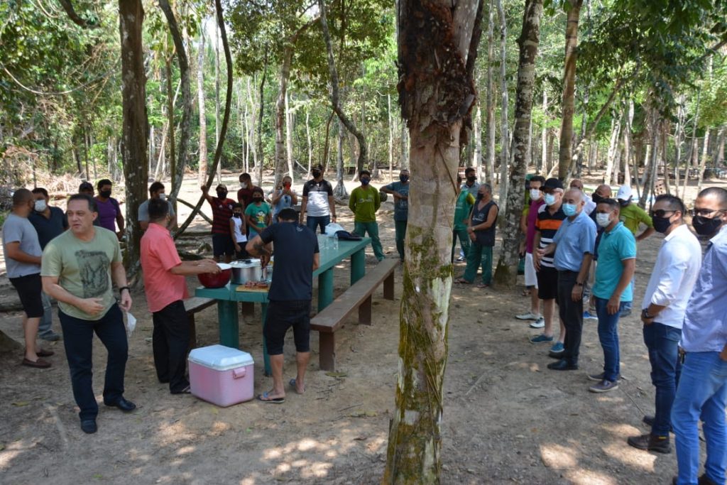 Semeia confraterniza com colaboradores durante preparativos para reabertura do Parque Chico Mendes 3 WhatsApp Image 2021 09 04 at 13.40.50