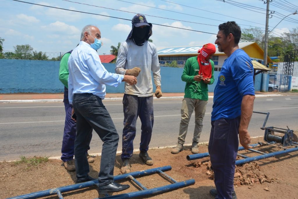 Prefeito Tião Bocalom acompanha trabalho de sondagem de solo onde será construído um elevado na avenida Ceará 10 WhatsApp Image 2021 09 17 at 13.29.39 2