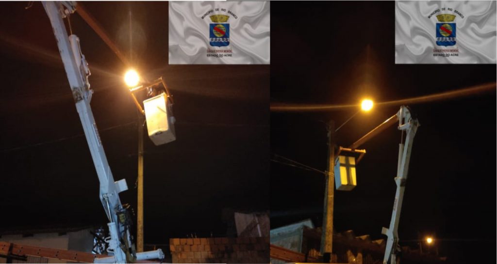 Prefeitura de Rio Branco intensifica serviços de manutenção da rede de iluminação pública da cidade 5 WhatsApp Image 2021 09 22 at 18.13.58