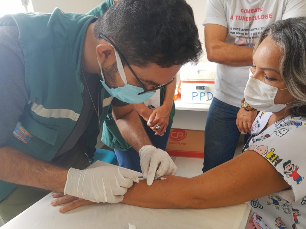 Equipe de saúde do Município recebe treinamento teórico e prático em Prova Tuberculínica 7 WhatsApp Image 2021 10 04 at 20.51.16