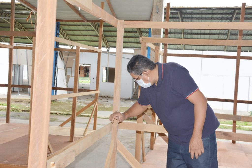 Parque de Exposições é preparado para receber possíveis famílias desabrigadas por enchente do Rio Acre 4 ACOES SEINFRA PARQUE 26.03 10