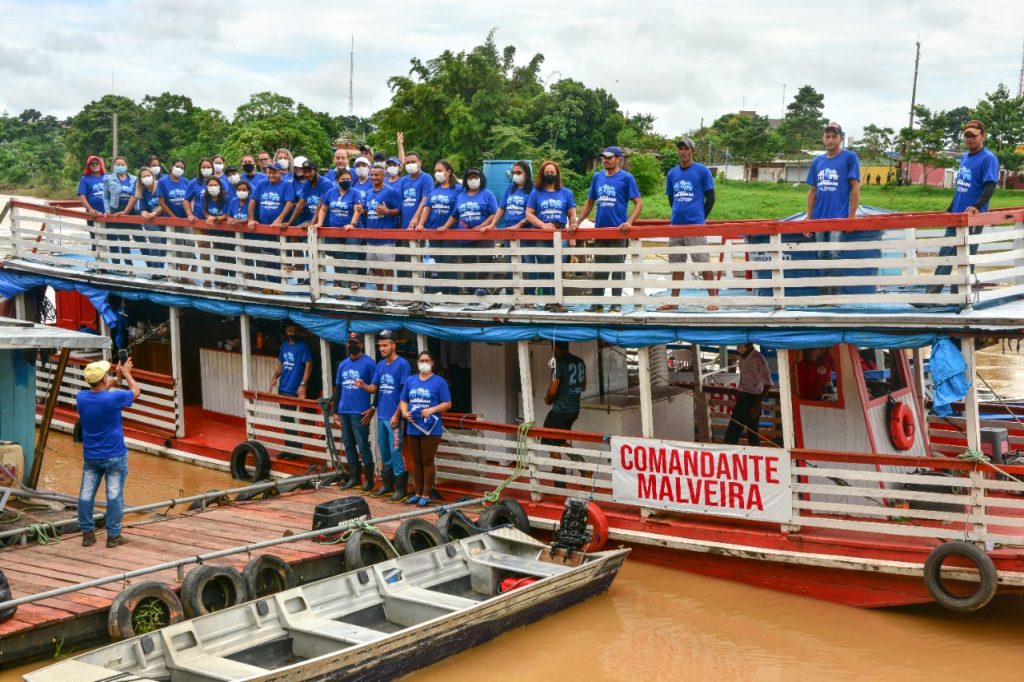 Prefeito de Rio Branco acompanha saída de barcos do Programa Itinerante em Saúde que vão atender os ribeirinhos 1 ITINERANTE SAUDE 15.03 12
