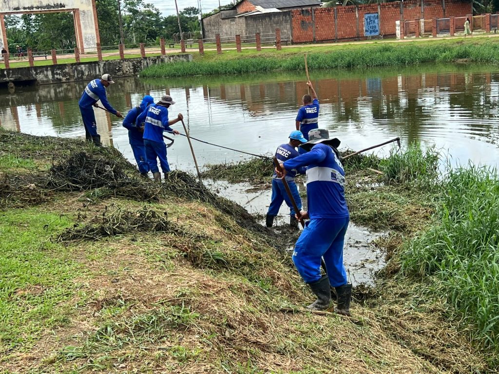 Prefeitura de Rio Branco faz operação de limpeza no Parque do Vale do Açaí 1 LIMPEZA PARQUE ACAI 22.03 6
