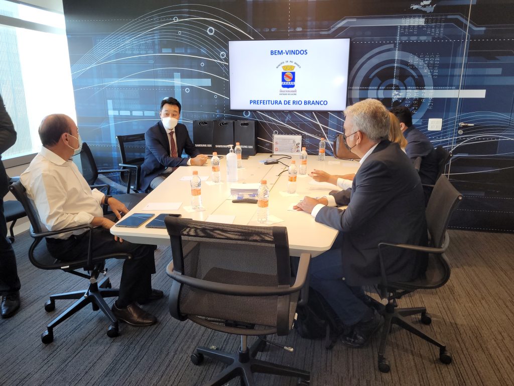 Prefeito de Rio Branco é recepcionado por vice-presidente da Samsung - SDS, Mr. Hun Hyong 2 VISITA SAMSUNG 24.03 6