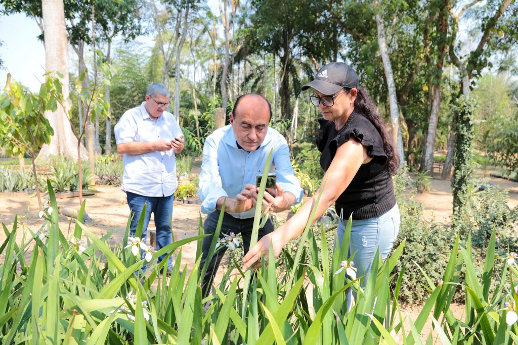 Prefeitura de Rio Branco cultiva plantas para ornamentação de praças e canteiros da capital 6 visita viveiro foto val fernandes 25