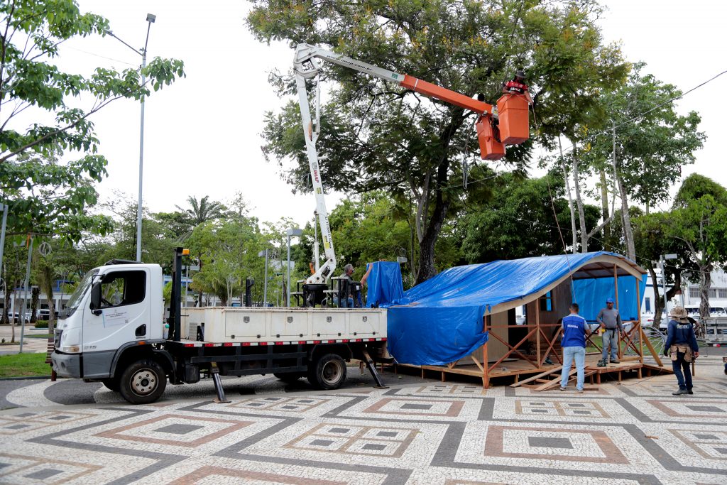 Praça da Revolução está quase pronta para as festas de fim de ano 3 praca da revolucao foto val fernandes 4
