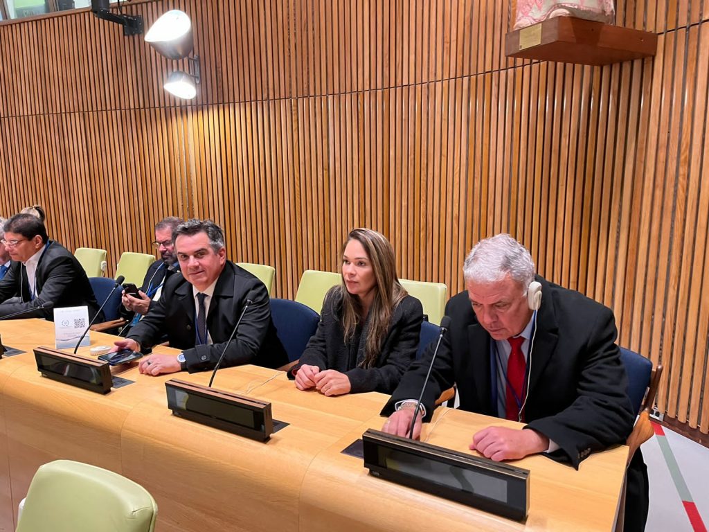 Vice-prefeita da capital compõe delegação brasileira na ONU para discussão sobre o desperdício de água 2 PHOTO 2023 02 13 10 42 41