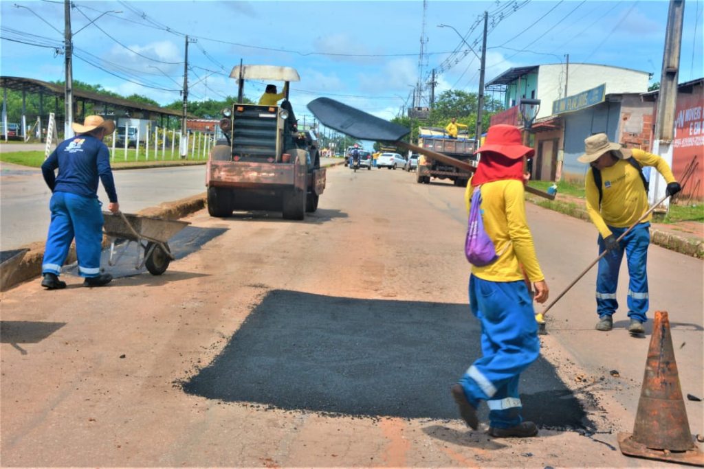 Prefeitura de Rio Branco avança em manutenções pontuais nos bairros da capital 9 PAVIMENTACAO ANTONIO ROCHA VIANA ED17 9