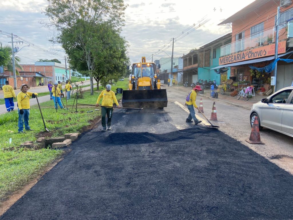 Prefeitura de Rio Branco recupera drenagem e pavimentação da Rua Waldomiro Lopes 8 Drenagem e pavimentacao 5
