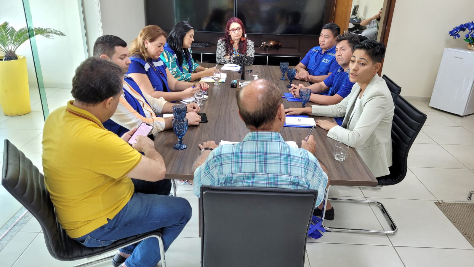Prefeito recebe representantes da ONU para tratar sobre implantação do escritório de migração na capital 1 Onu 1