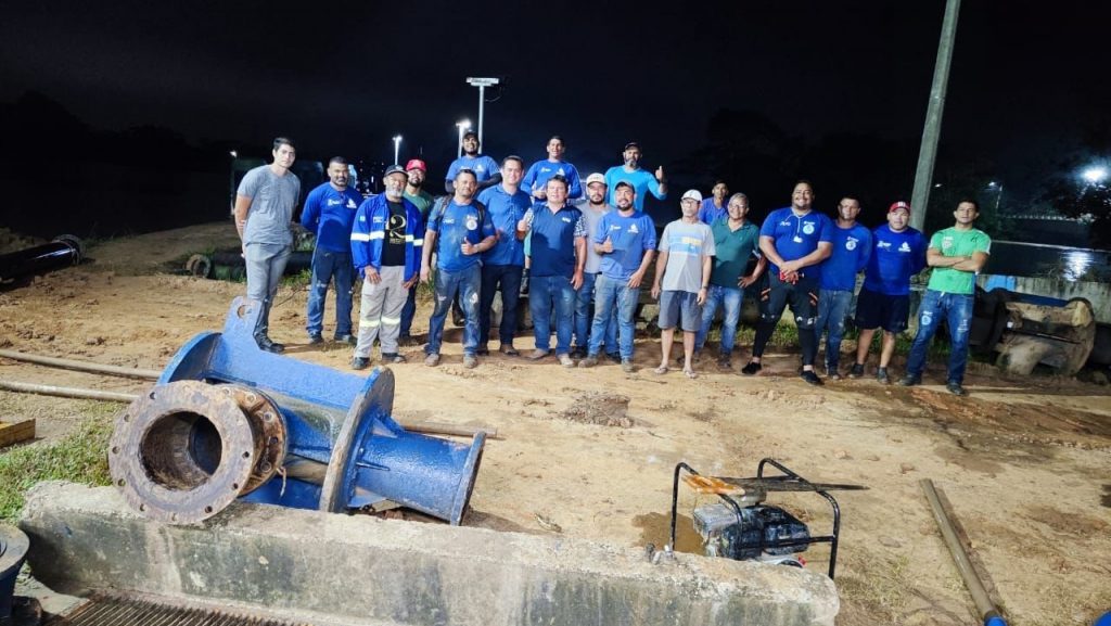 Equipe do Saerb enfrenta desafios para restabelecer captação de água em meio a enchente do rio Acre 3 WhatsApp Image 2024 03 06 at 09.01.59 e1709732533666