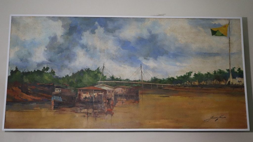 Obra de Sansão Campos Pereira é restaurada e devolvida à Prefeitura de Rio Branco 1 Obra de Sansao Campos Pereira 3 e1717513622260