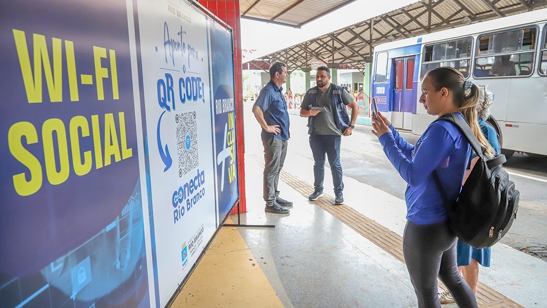 Prefeitura de Rio Branco entrega internet grátis no Terminal Urbano