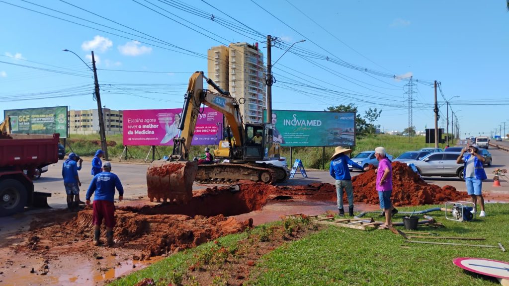 Manutenção em adutora na BR-364 interrompe abastecimento em parte da cidade 1 0d5c24de 8068 4ea9 94eb 7ee1149c4a28 e1748128951533