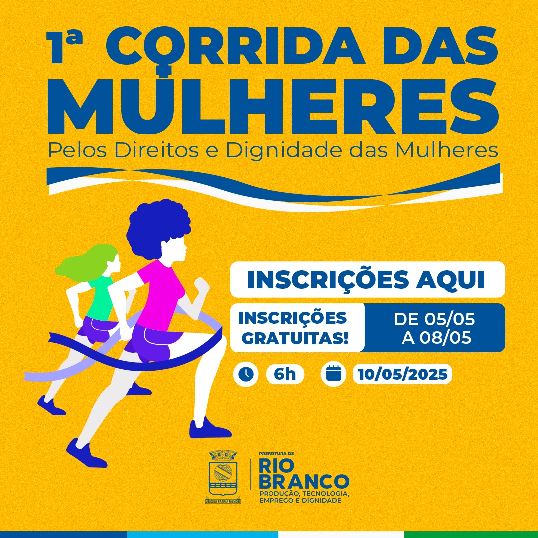 Inscrição para a 1ª Corrida das Mulheres