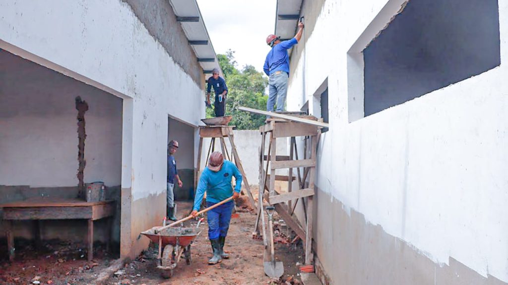 Prefeitura de Rio Branco avança na construção da maior creche pública do Acre no bairro Vila Acre 6 Creche Vila Acre 9 e1747772555766