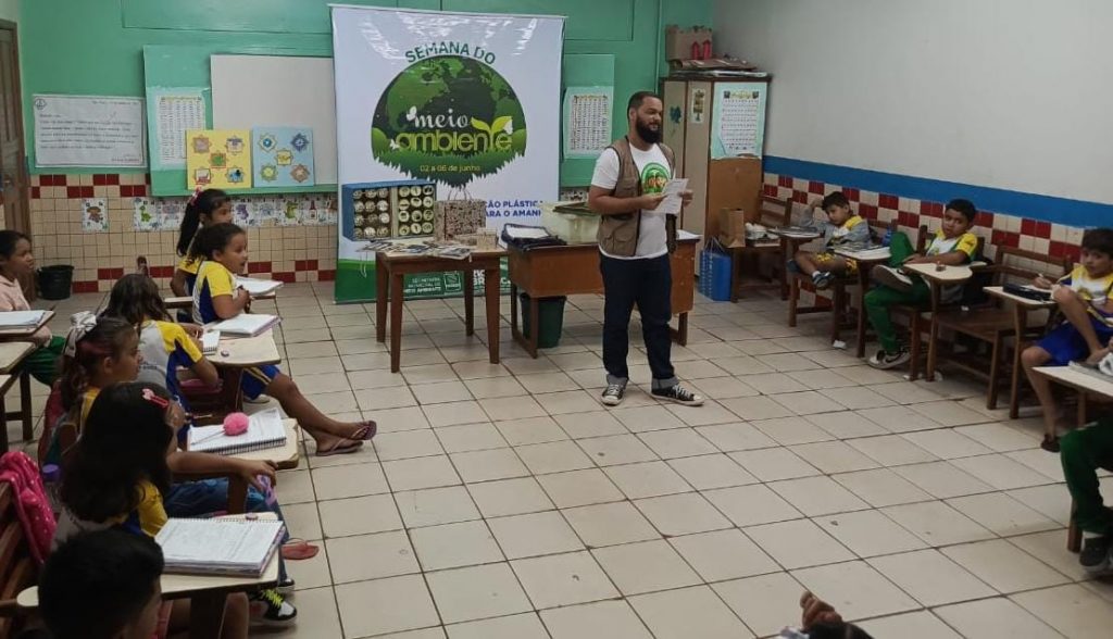 Prefeitura de Rio Branco participa do lançamento do Projeto Agente Ambiental Mirim em parceria com o Governo do Estado 6 PROJETO AMBIENTAL MIRIAM SECOM 6