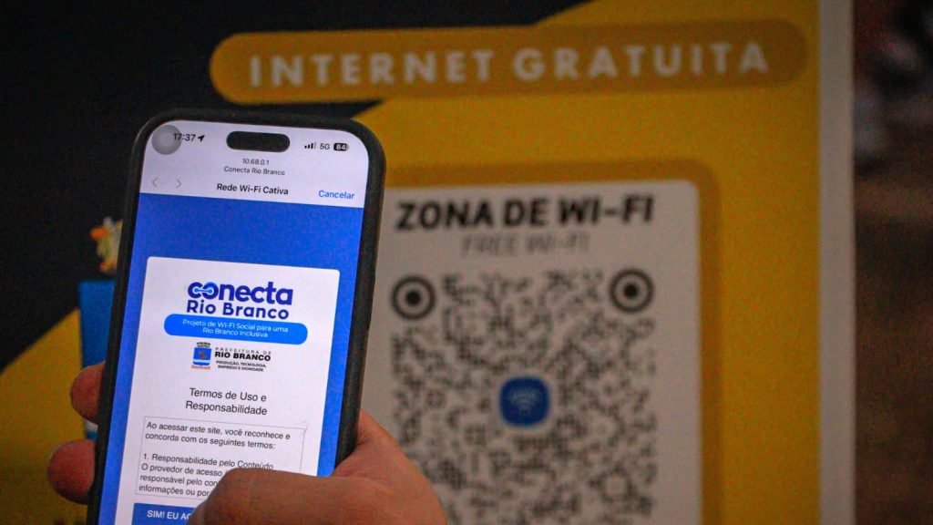 Conecta Rio Branco tem aprovação popular, com mais de 20 mil acessos diários à internet gratuita 9 Conecta Rio BRanco 15 e1752693371442