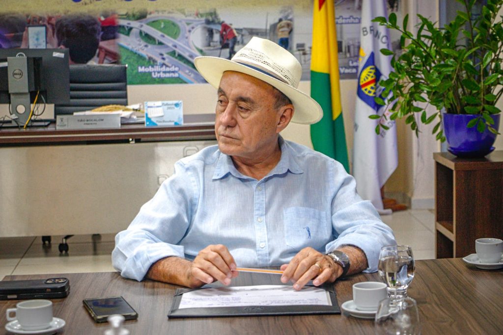 Foto do prefeito Tião Bocalom