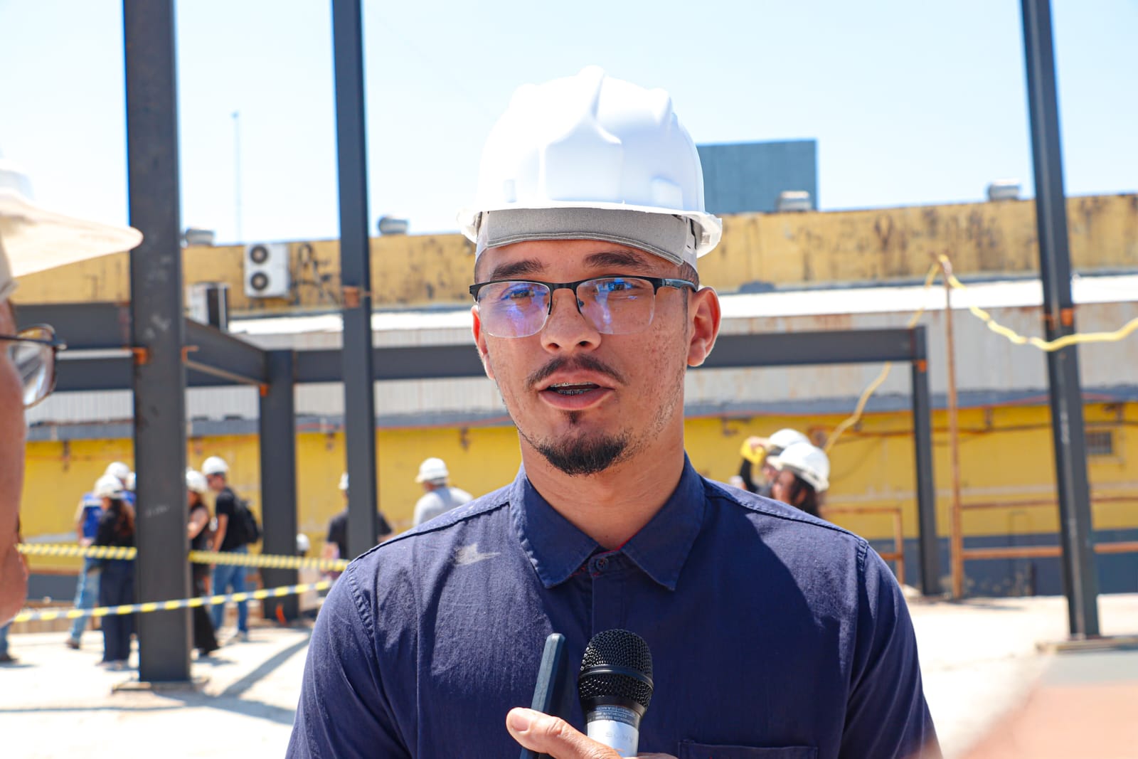 Visita a obra do Mercado Elias Mansour com Alunos da Uninorte 11