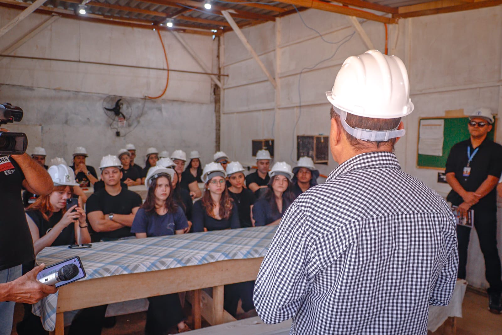 Visita a obra do Mercado Elias Mansour com Alunos da Uninorte 23
