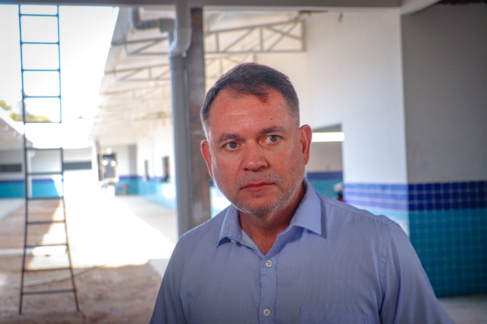 “Será a maior creche em metragem quadrada do estado, com capacidade para atender 300 crianças”, explicou Alysson. (Foto: Marcos Araújo/Secom)