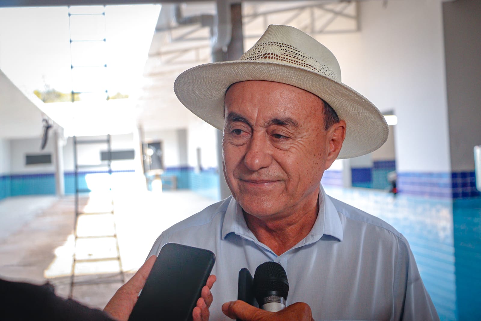 “A obra segue todas as normas de escolas, com infraestrutura adequada para as crianças”, destacou Bocalom. (Foto: Marcos Araújo/Secom) 