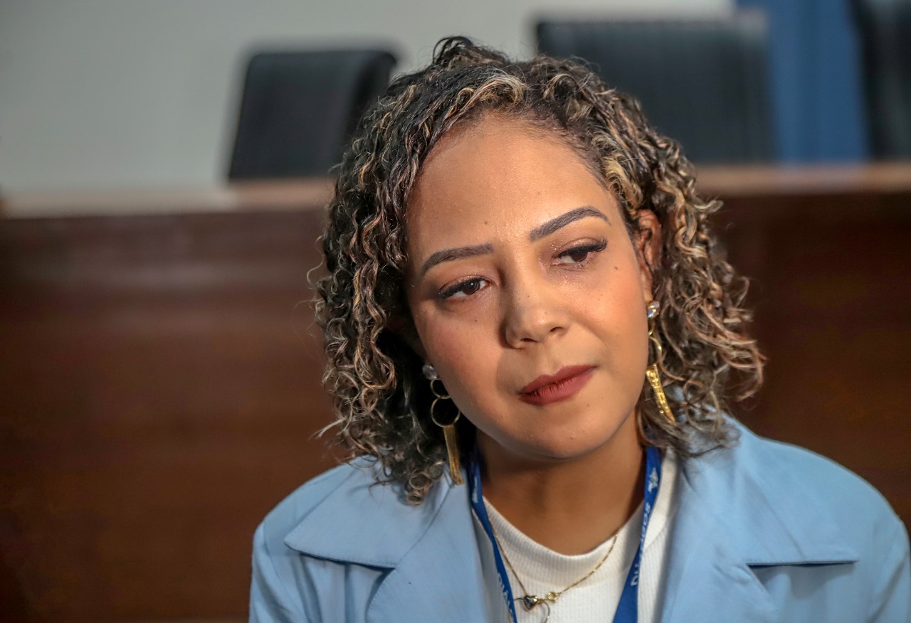 “A nossa secretaria tem a missão de atender os entes em nível municipal, estadual e federal, mas é essencial vir até o território para ouvir as demandas e levá-las para Brasília”, disse Jéssica. (Foto: Val Fernandes/Secom)