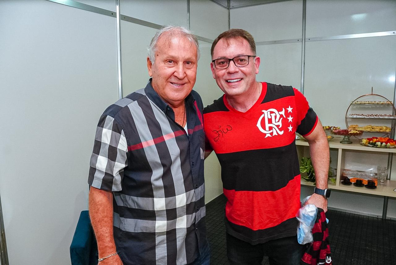 Foto Alysson e Zico