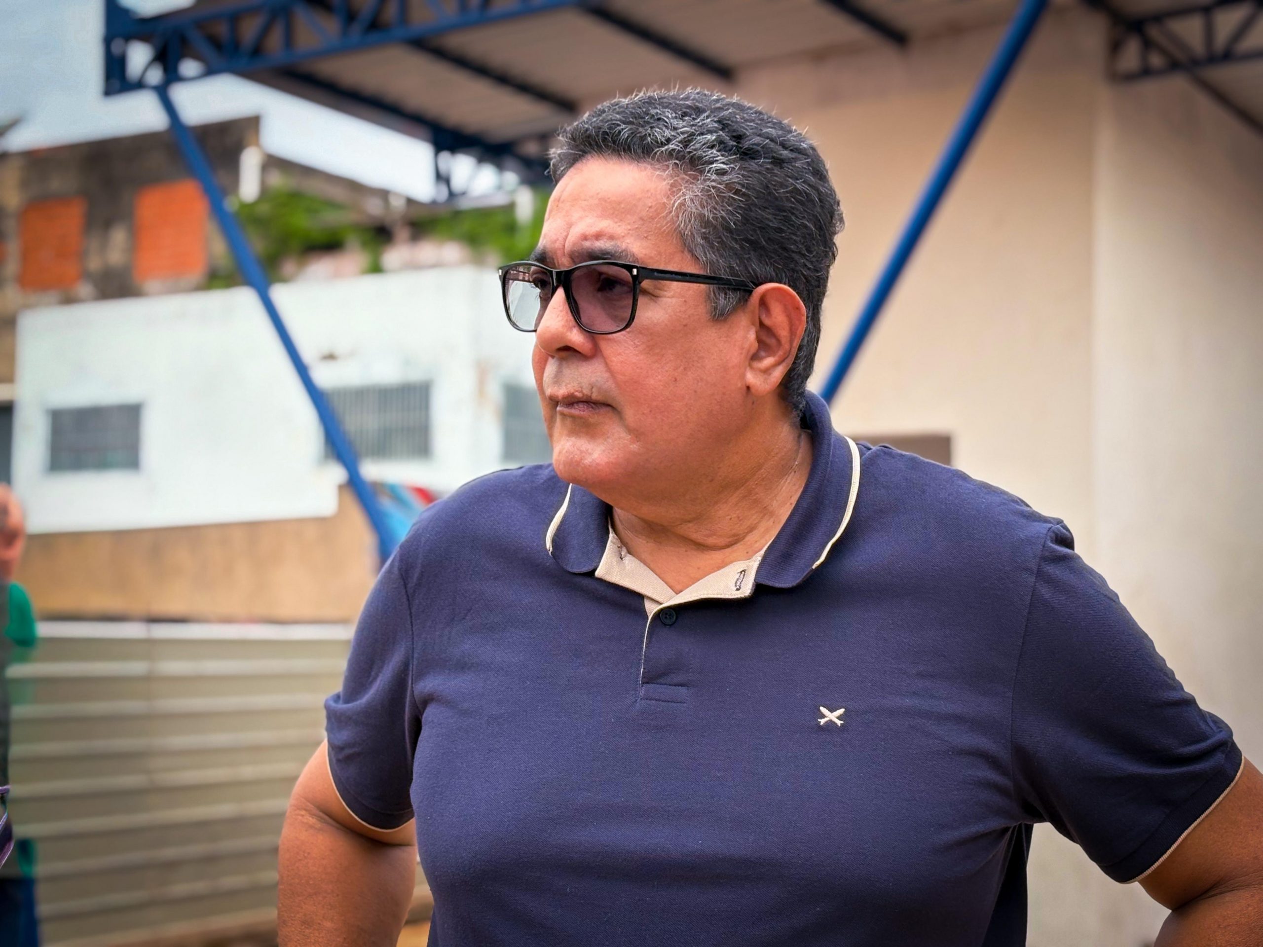 “Nosso cuidado é conciliar a execução com o período de vendas de fim de ano, evitando prejuízos aos comerciantes”, ressaltou Cid. (Foto: Vitória Souza/Secom)