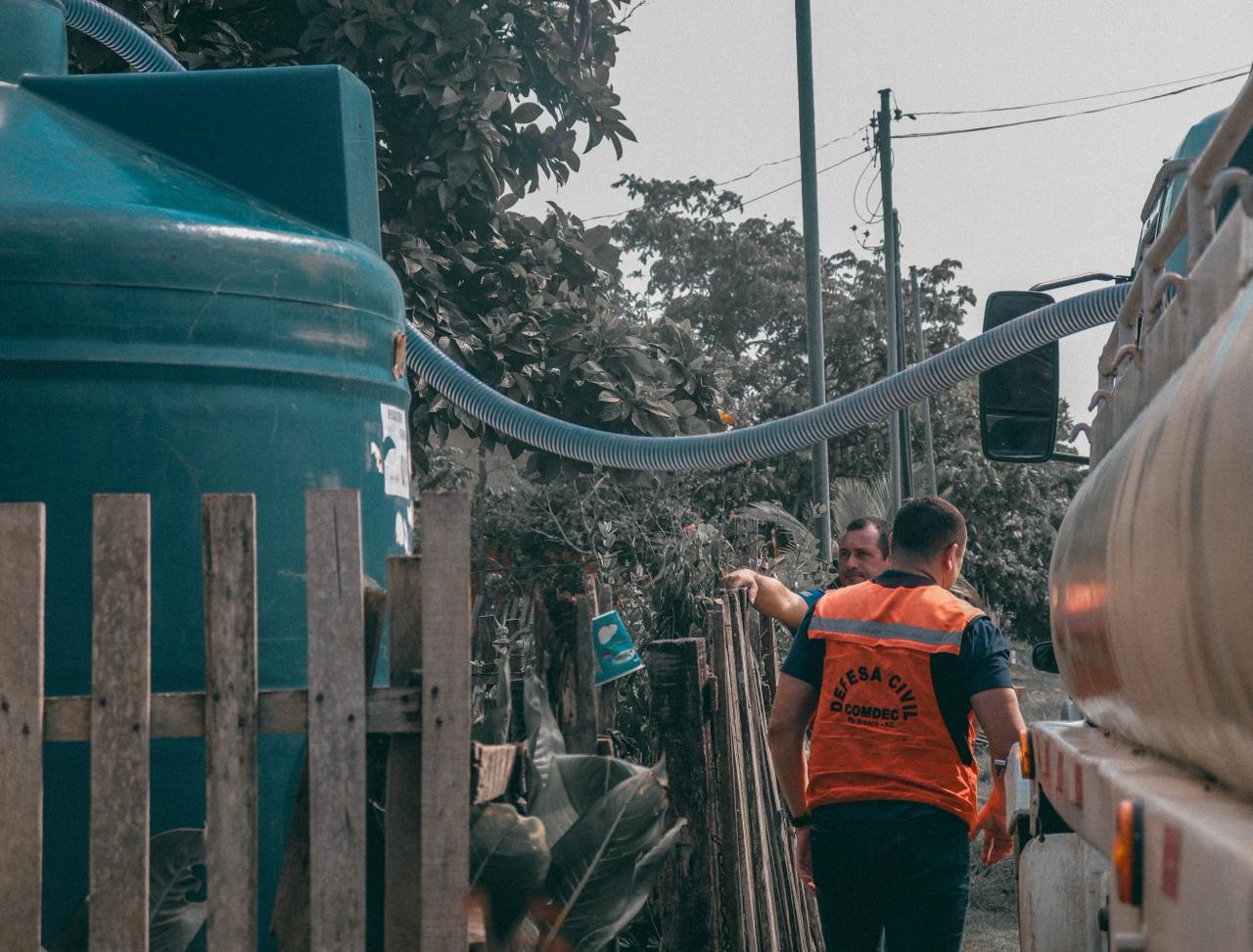 A ação é considerada essencial para garantir dignidade e qualidade de vida às comunidades. (Foto: Vitória Souza/Secom)