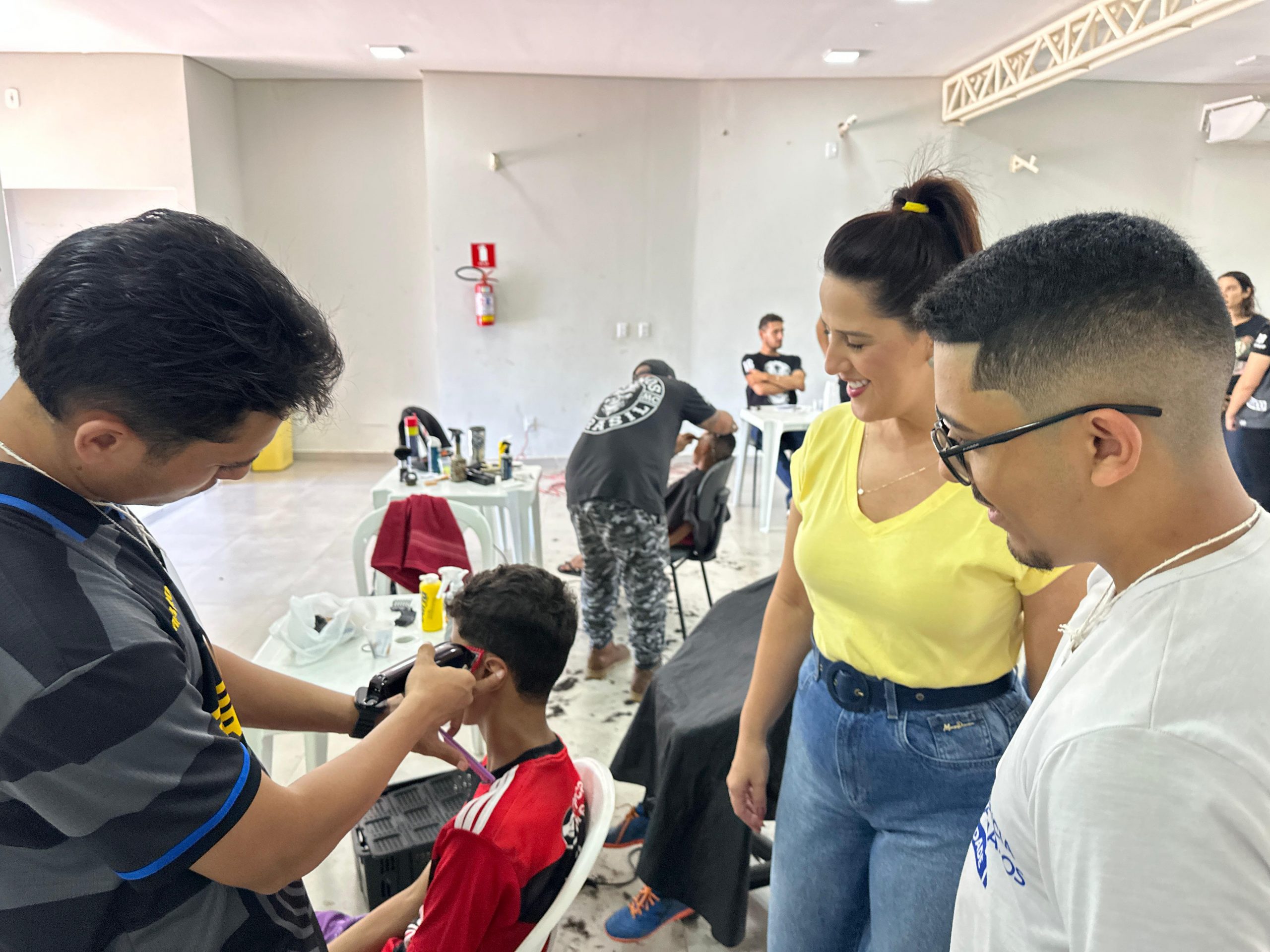 Foto kelen Bocalom em ação solidária