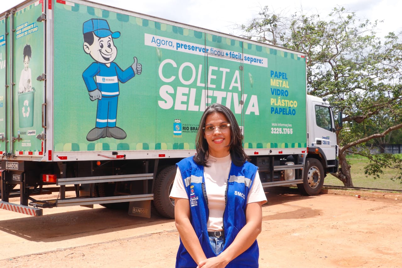 “Estamos, em média, coletando de 30 a 40 toneladas mensalmente e queremos aumentar esse número”, explicou Neuza Maia. (Foto: Marcos Araújo/Secom)