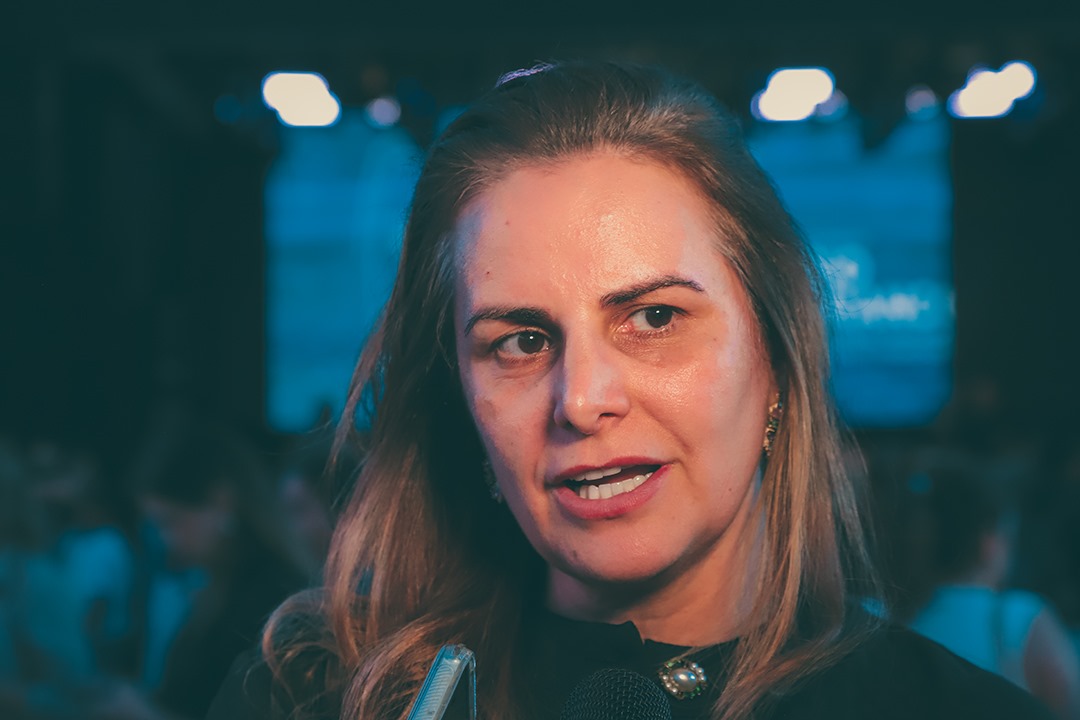 “Vi tanta coisa aqui que fiquei impressionada com o quanto a tecnologia está evoluindo rápido”, expressou Patrícia. (Foto: Val Fernandes/Secom)