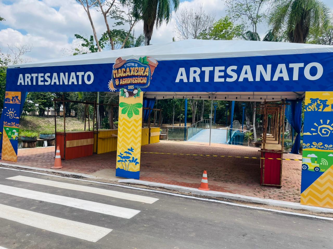 Foto do espaço do artesanato