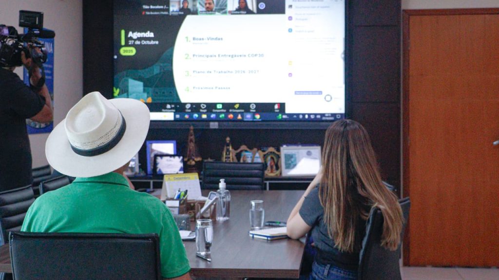 Prefeito de Rio Branco participa de reunião preparatória do Fórum das Cidades Amazônicas para a COP30 1 Reuniao COP30 Marcos Araujo 5 e1761602370264