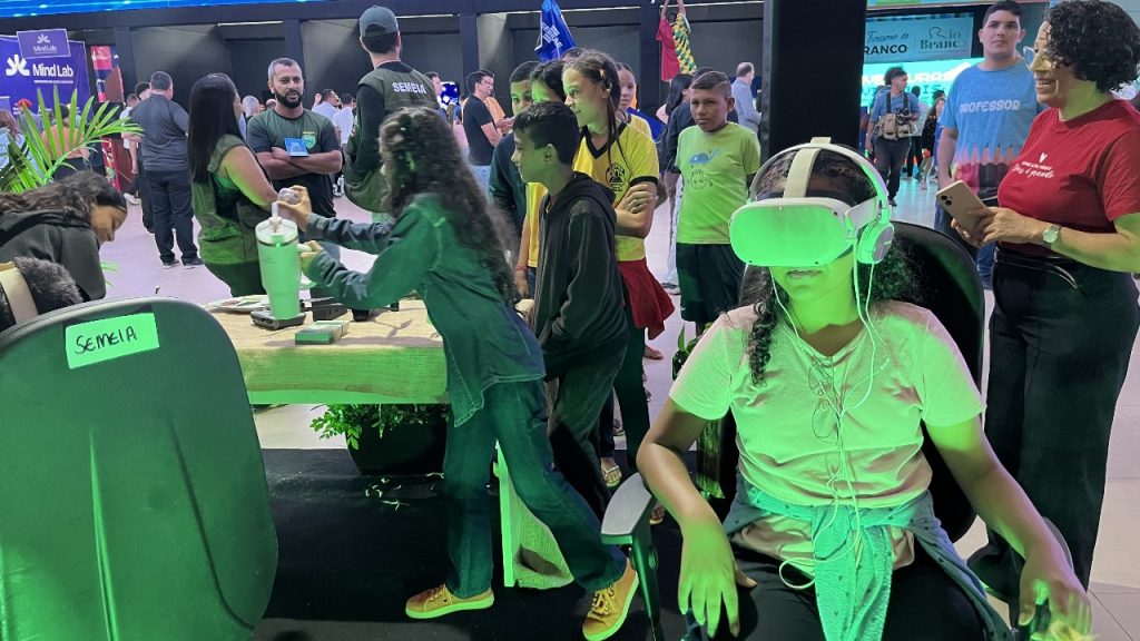 Meio Ambiente participa do TechJovem expondo tecnologia e inovação na gestão ambiental 8 Semeia Tec Jovem 6