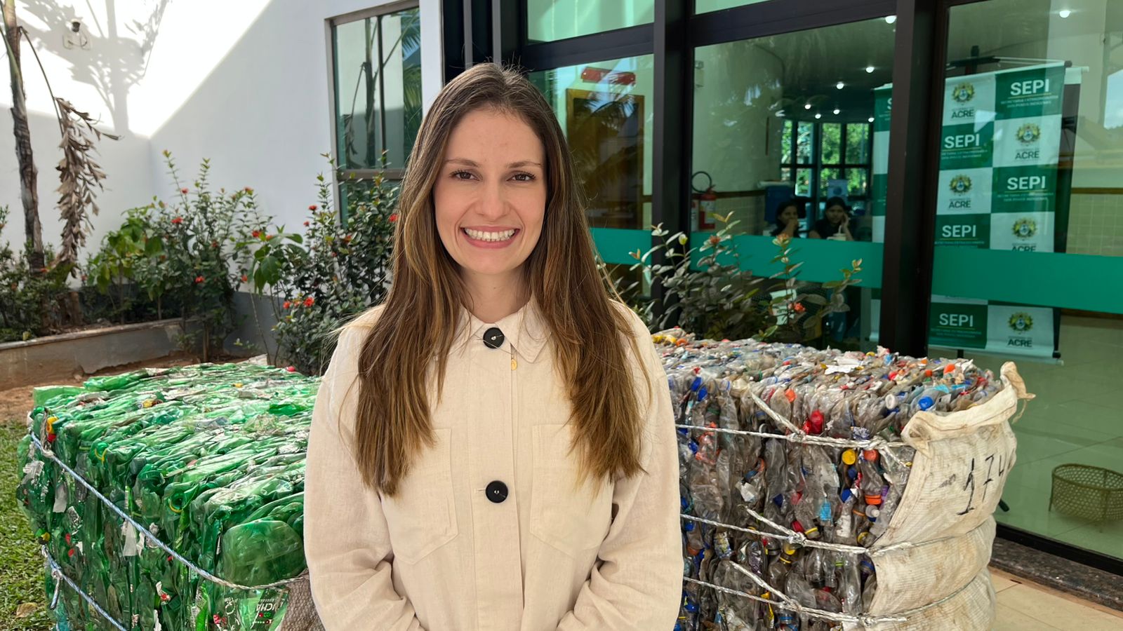 “O diagnóstico que apresentamos hoje é um marco importante, porque nos permite conhecer, com mais precisão, os desafios e oportunidades para tornar nossa cidade cada vez mais sustentável”, destacou Flaviane. (Foto: Secom)