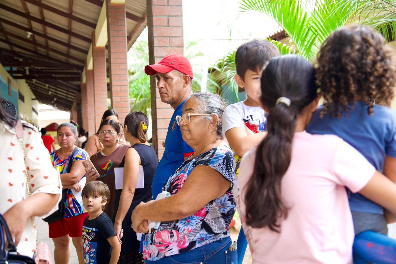 A comunidade aprovou a iniciativa e aproveitou para realizar diversos atendimentos. (Foto: Antônio Rodrigues/Secom)