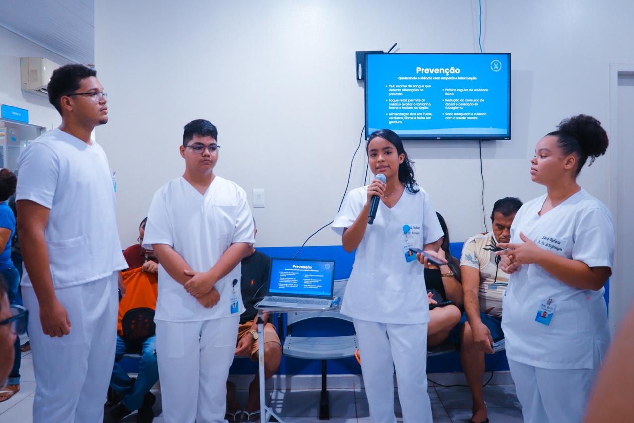 Novembro Azul é um movimento nacional que visa alertar a população masculina sobre a prevenção ao câncer de próstata, além de reforçar a importância de cuidados contínuos com a saúde do homem. (Foto: Vitória Souza/Secom)