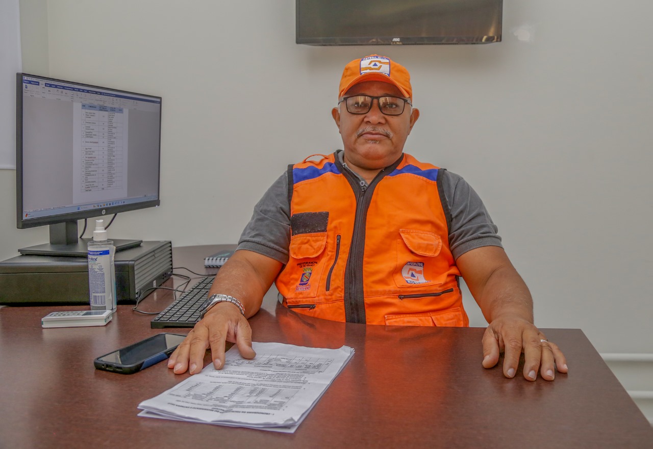 Foto do coronel Glácio