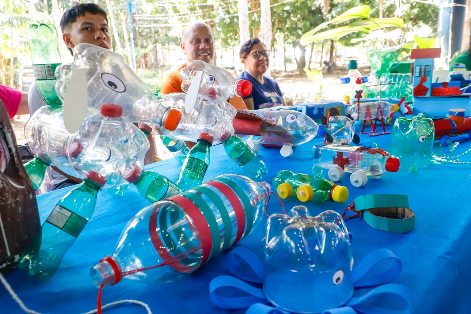 A atividade reforçou a importância dos quatro eixos do saneamento básico de abastecimento. (Foto: Marcos Araújo/Secom)