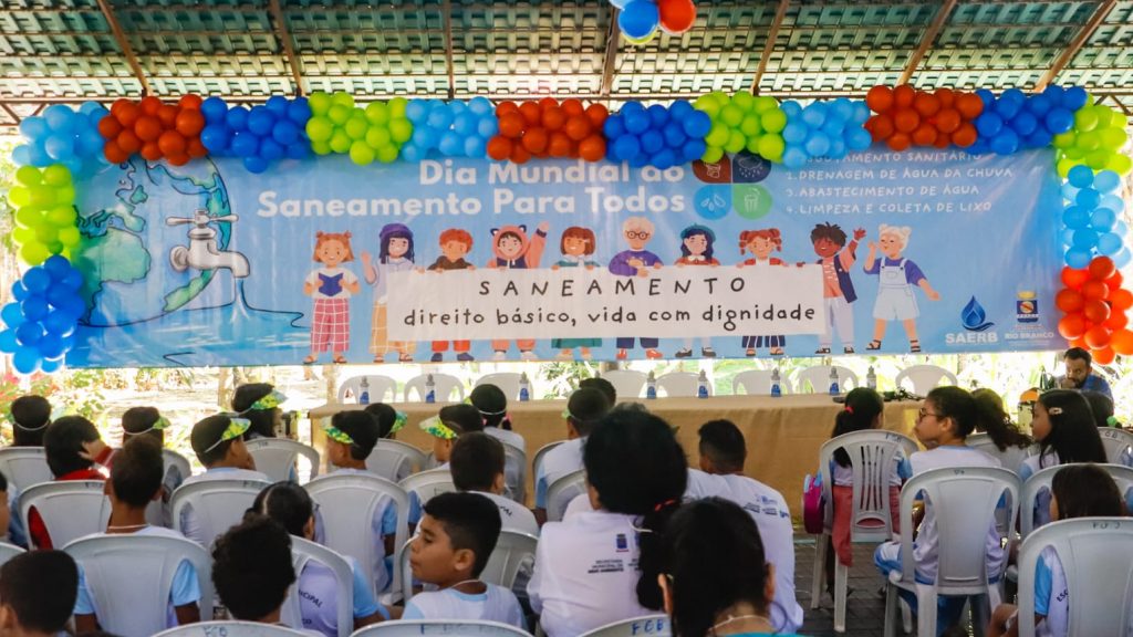 Prefeitura reforça compromisso com avanços no saneamento básico e amplia ações educativas em Rio Branco 3 Dia Mundial do Saneamento 13 e1763585722270