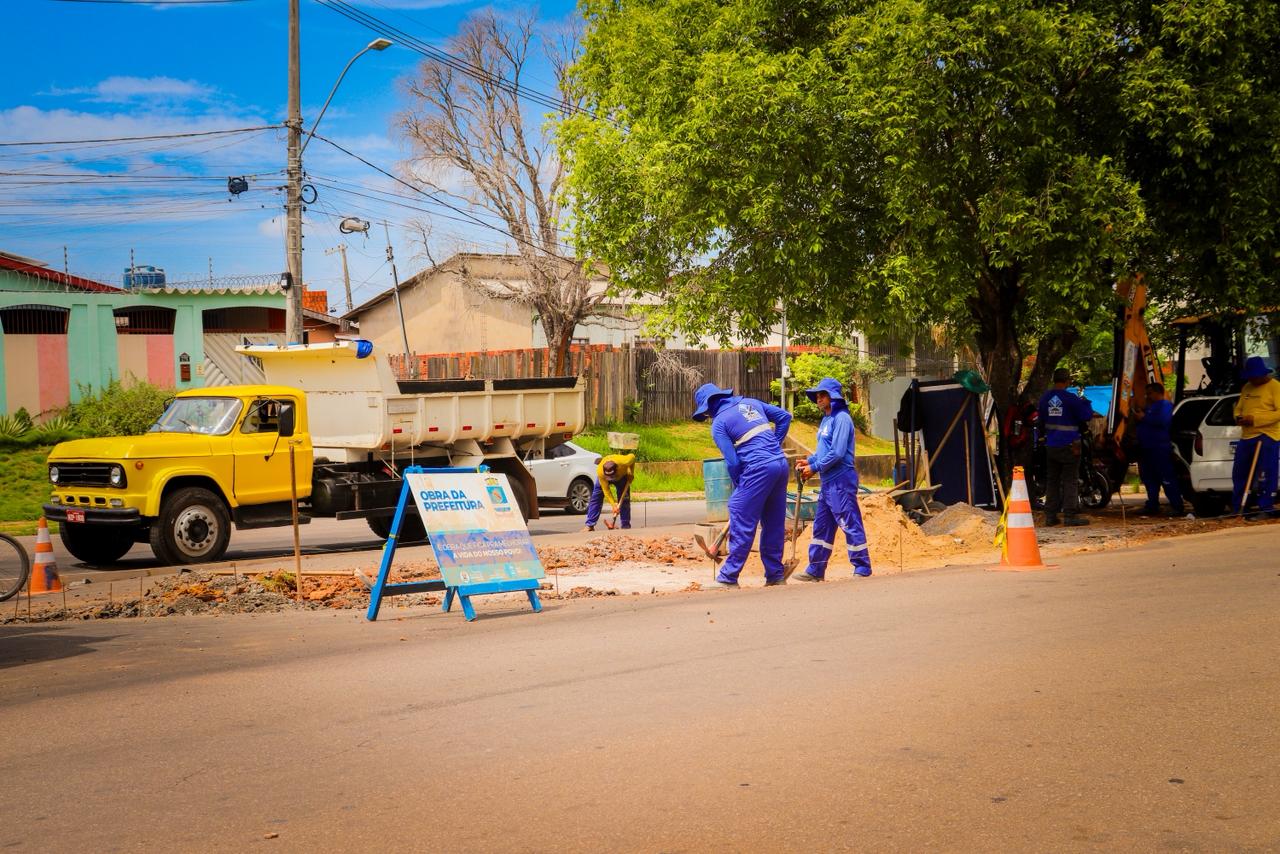 A ação faz parte de um conjunto de medidas voltadas à mobilidade urbana, com o objetivo de melhorar o tráfego. (Foto: Vitória Souza/Secom)