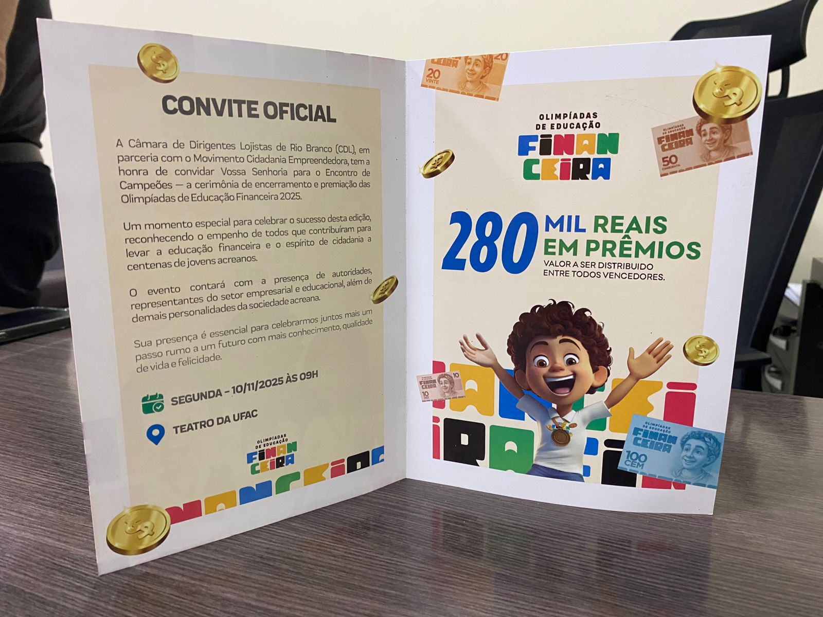 Foto do Convite Educação Financeira