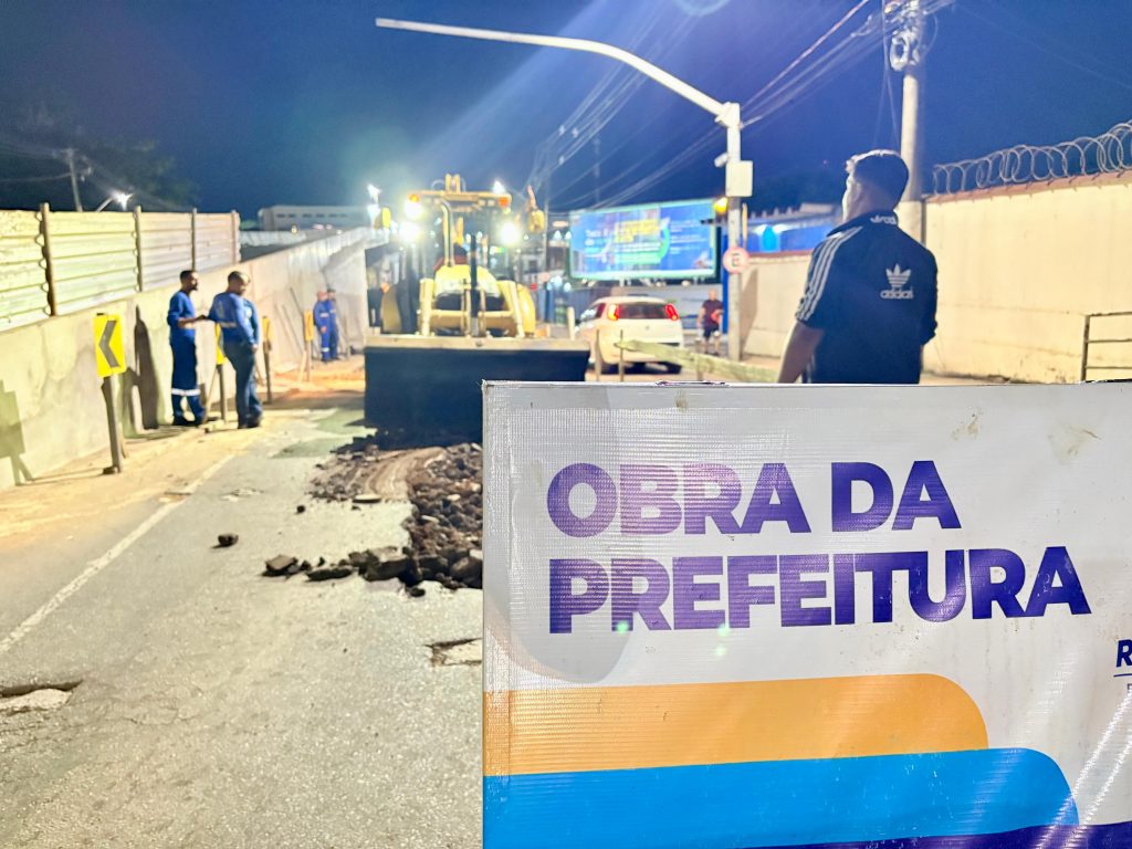 Prefeitura de Rio Branco avança com obras noturnas para garantir fluidez no trânsito e acelerar pavimentação 1 Pavimentacao Asfaltica Fotos Katiussi melo 6