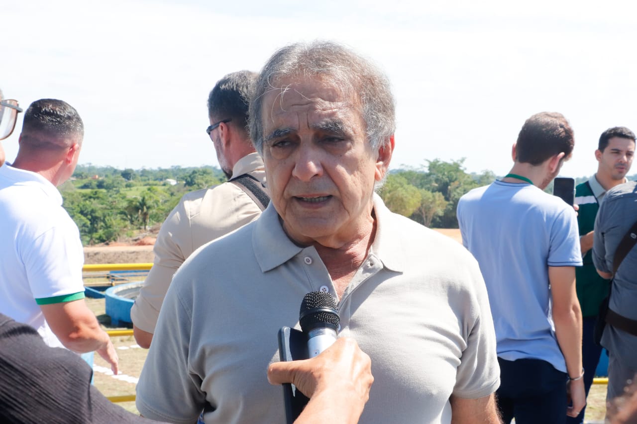 “A soma dos investimentos permitirá que Rio Branco alcance um patamar inédito de cobertura de esgotamento sanitário”, disse Bestene. (Foto: Marcos Araújo/Secom)