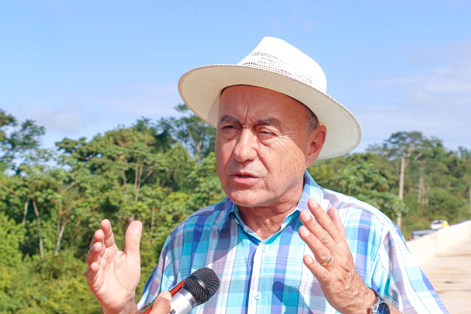 Visita tecnica as obras da ponte sobre o igarape Caipora 17